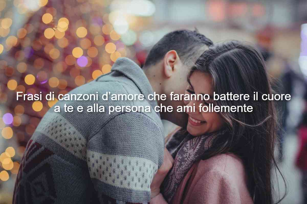 frasi canzoni d'amore
