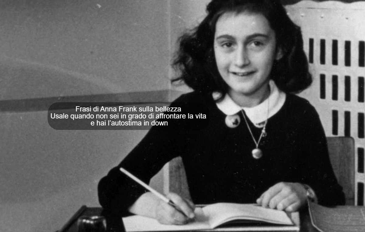 frasi sulla bellezza di Anna Frank