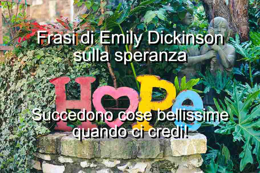 frasi di Emily Dickinson sulla speranza