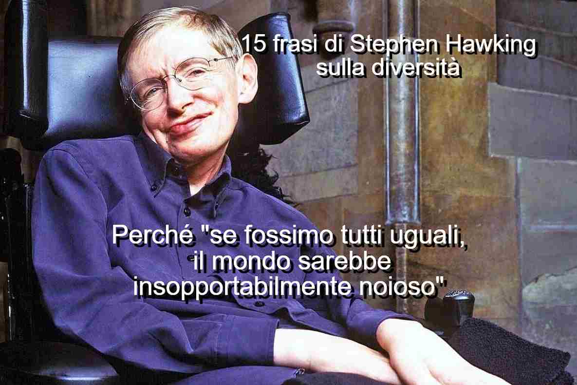 frasi sulla diversità di Stephen Hawking