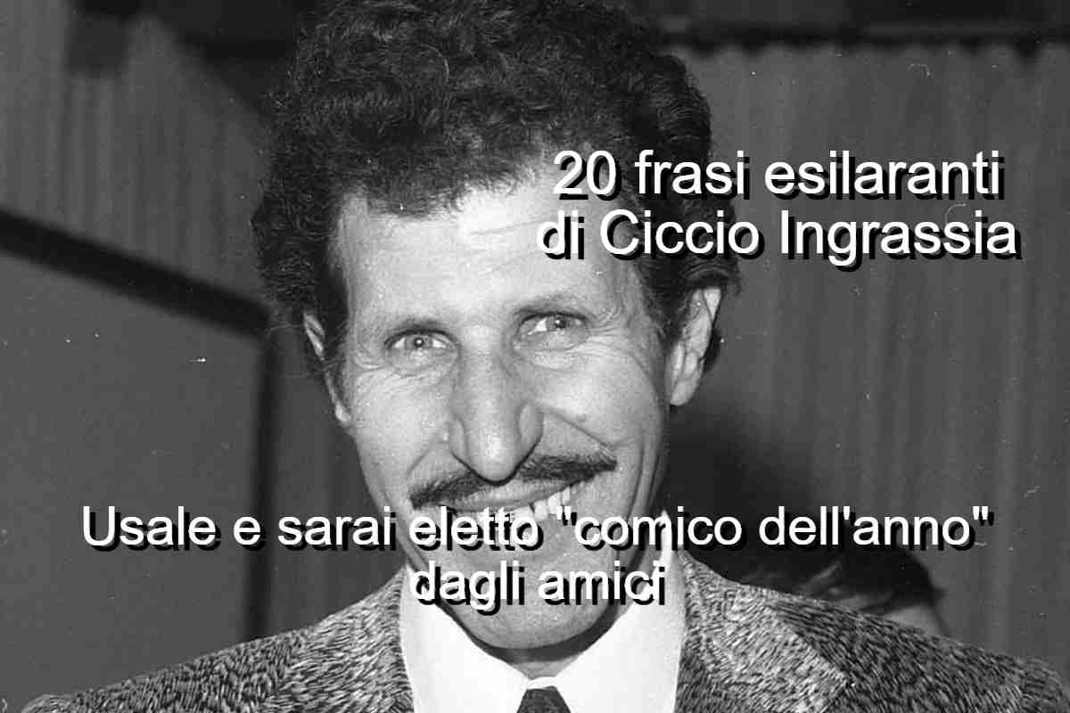 frasi esilaranti di Ciccio Ingrassia