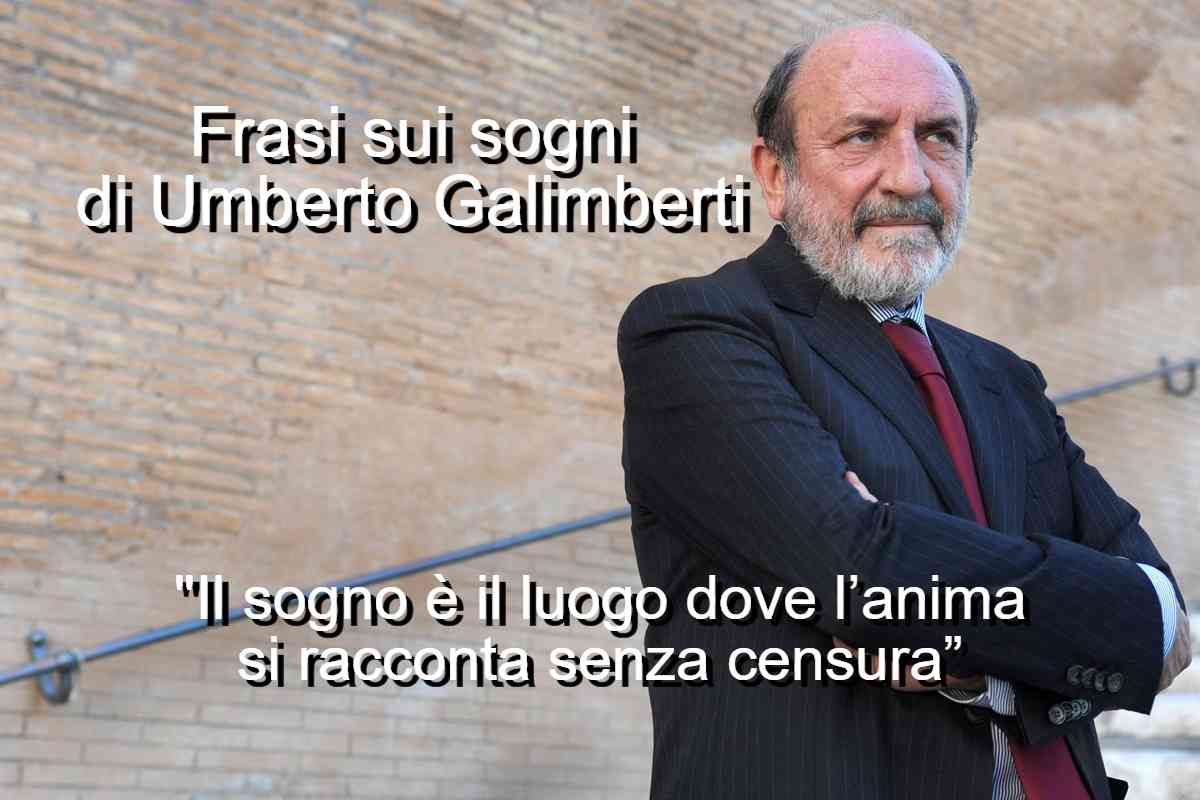 frasi sui sogni di Umberto Galimberti