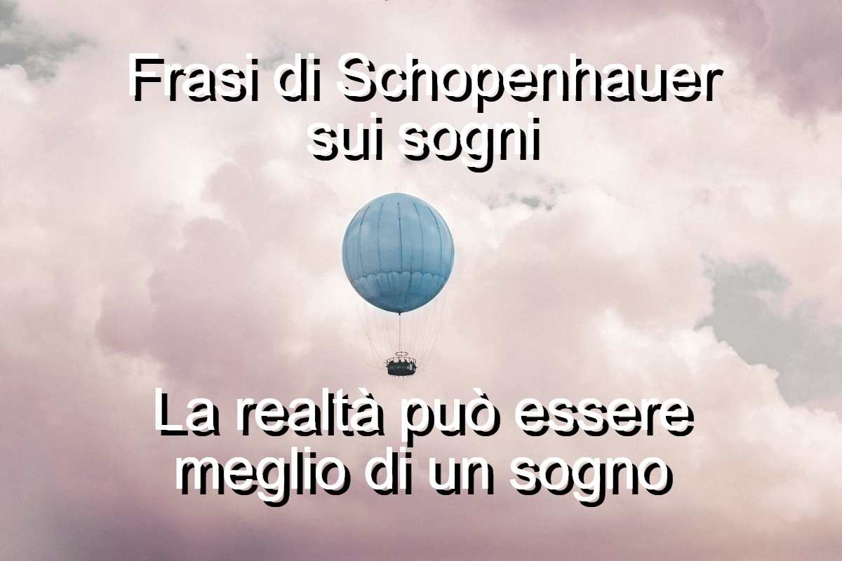 frasi sui sogni di Schopenhauer