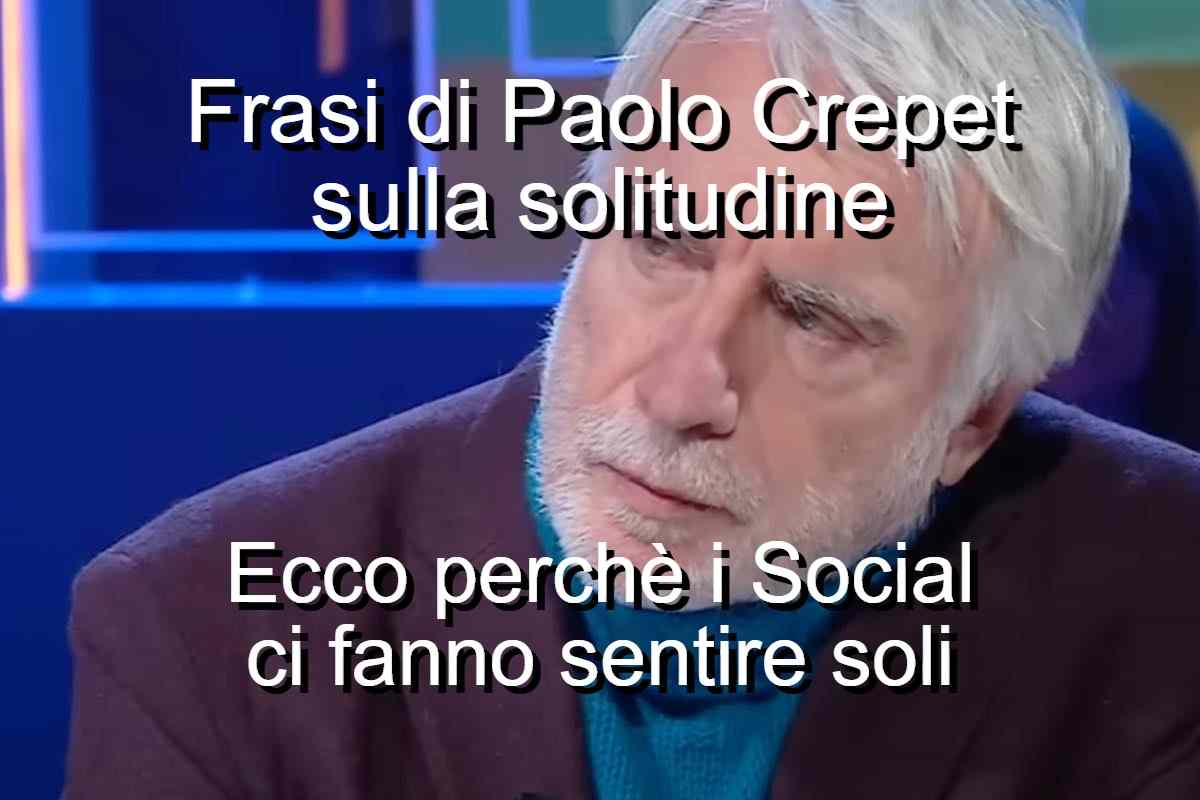 frasi di Paolo Crepet sulla solitudine