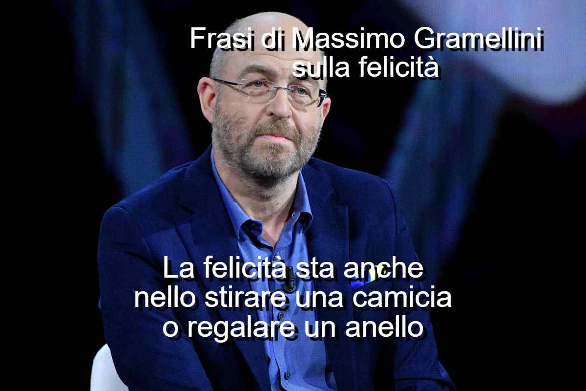 frasi sulla felicità di Massimo Gramellini