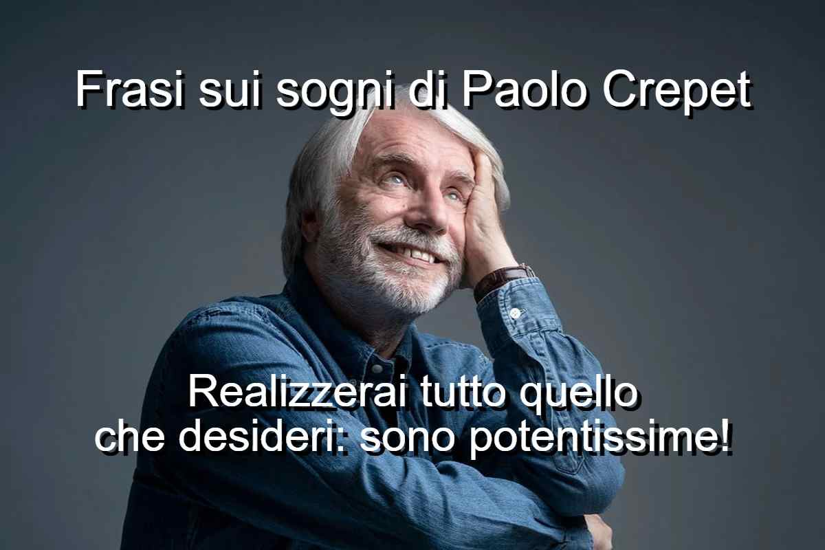 frasi sui sogni di Paolo Crepet