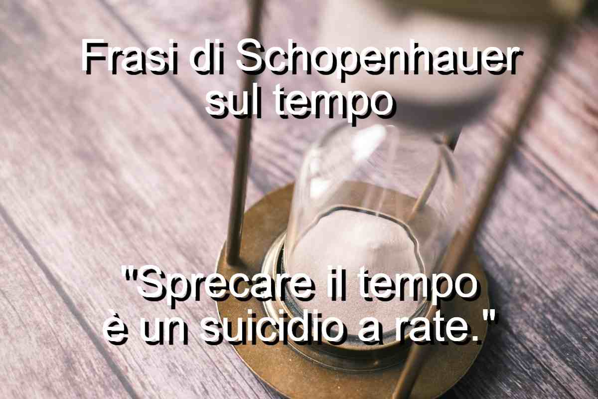 frasi di Schopenhauer sul tempo