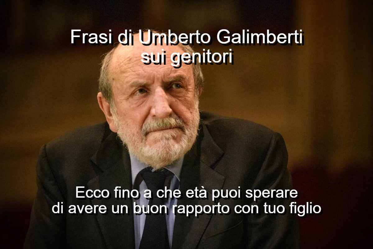 frasi di Umberto Galimberti sui genitori