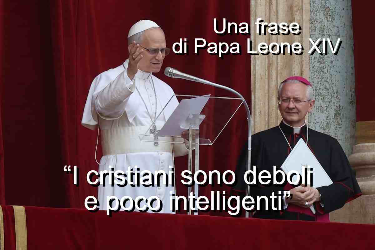 frase di Papa Leone XIV