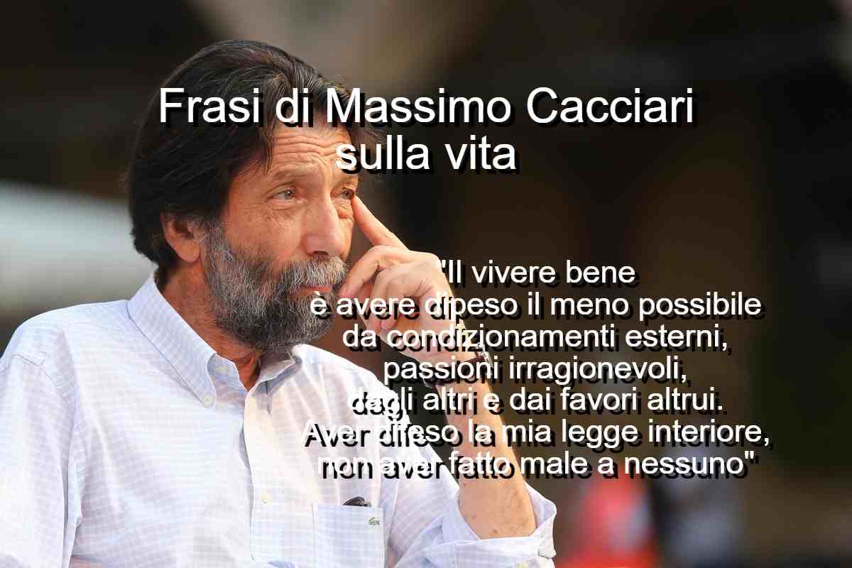 Frasi di Massimo Cacciari sulla vita