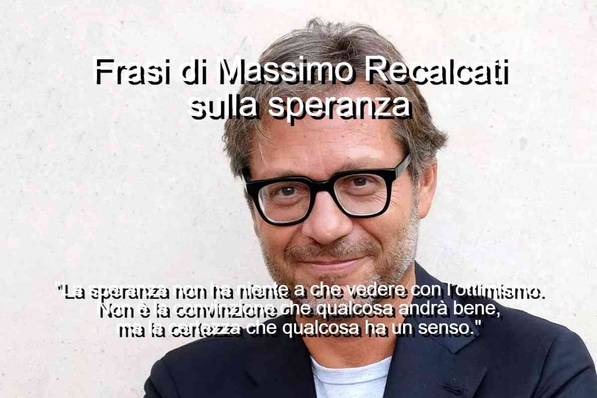 Frasi di Massimo Recalcati sulla speranza
