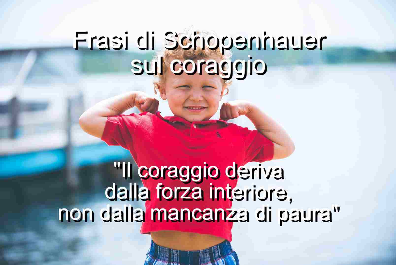 frasi di Schopenhauer sul coraggio