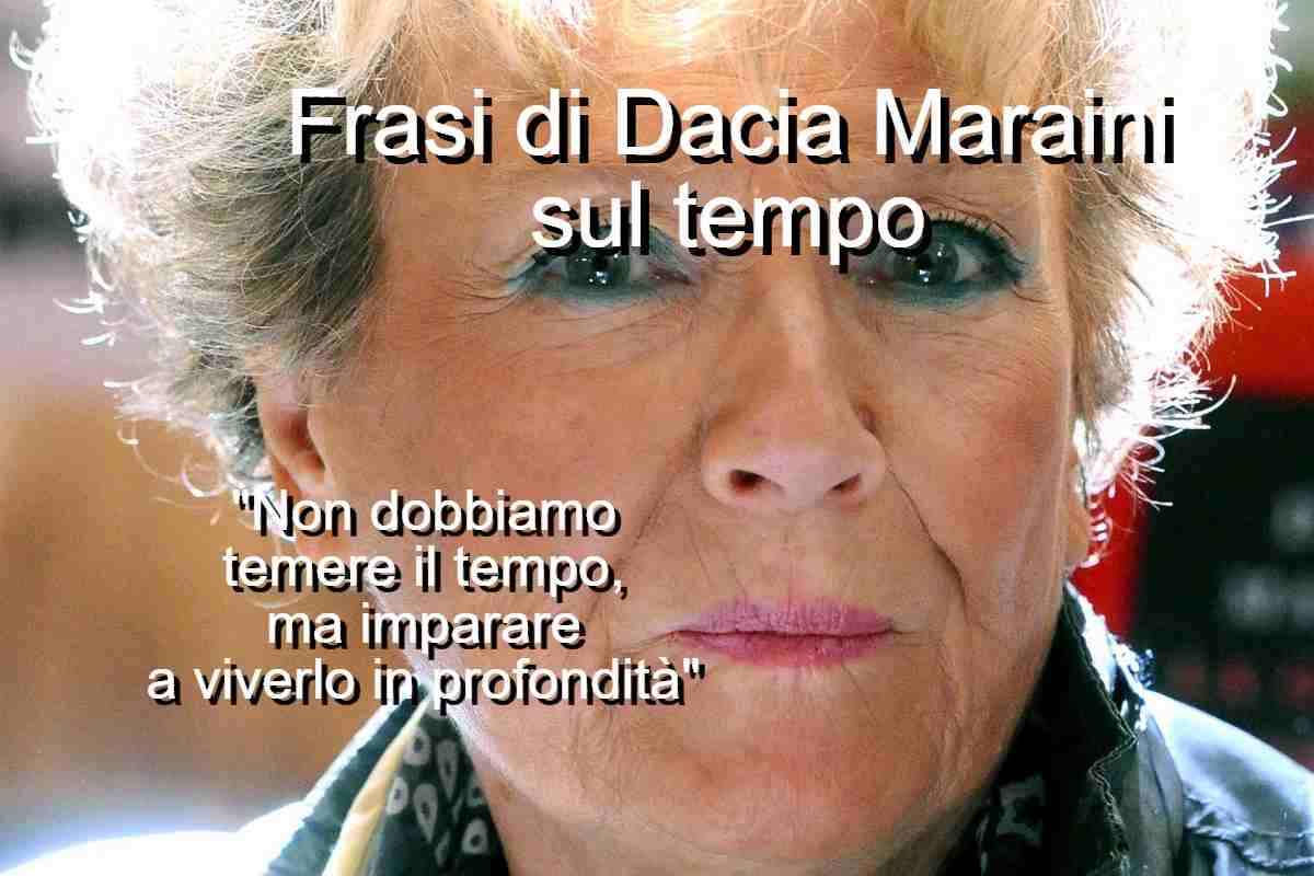 frasi di Dacia Maraini sul tempo