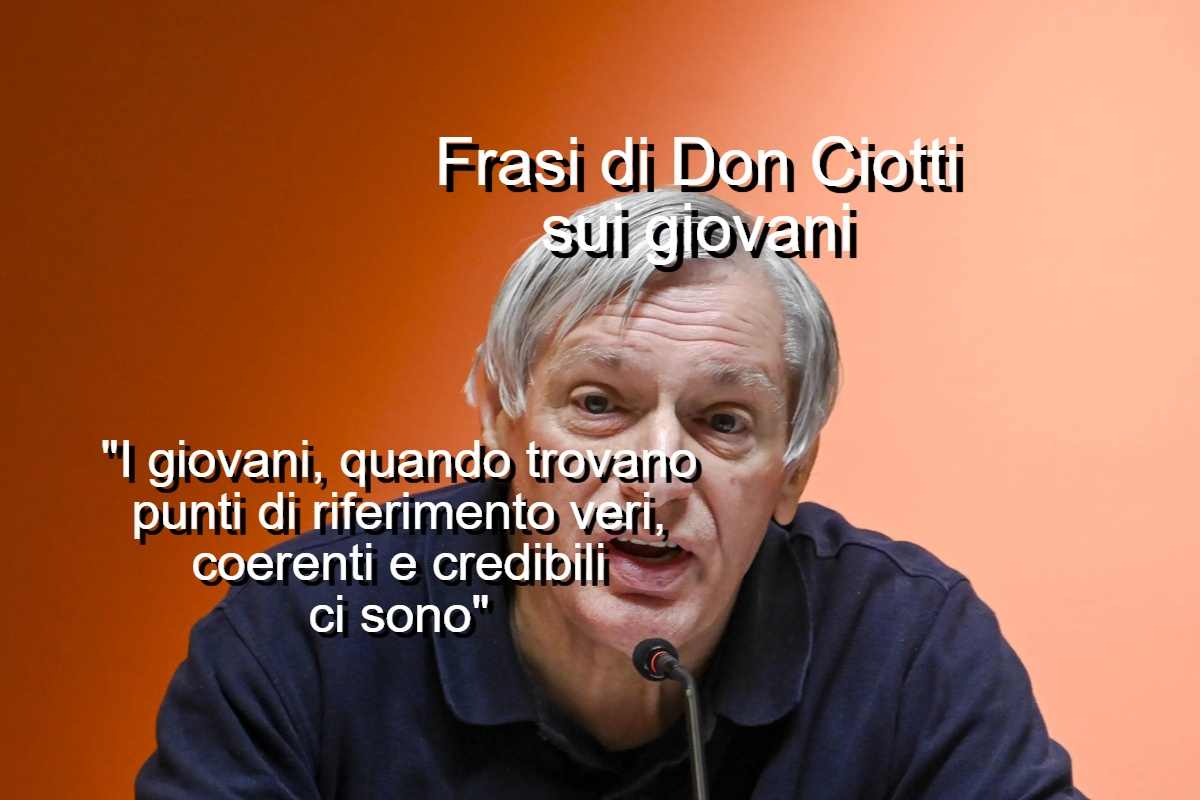 frasi di Don Ciotti sui giovani