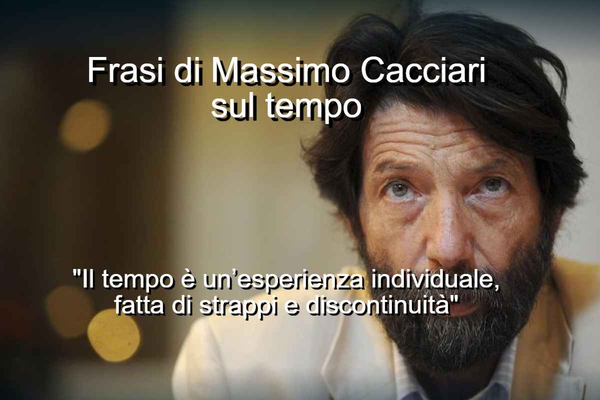 Frasi di Massimo Cacciari sul tempo