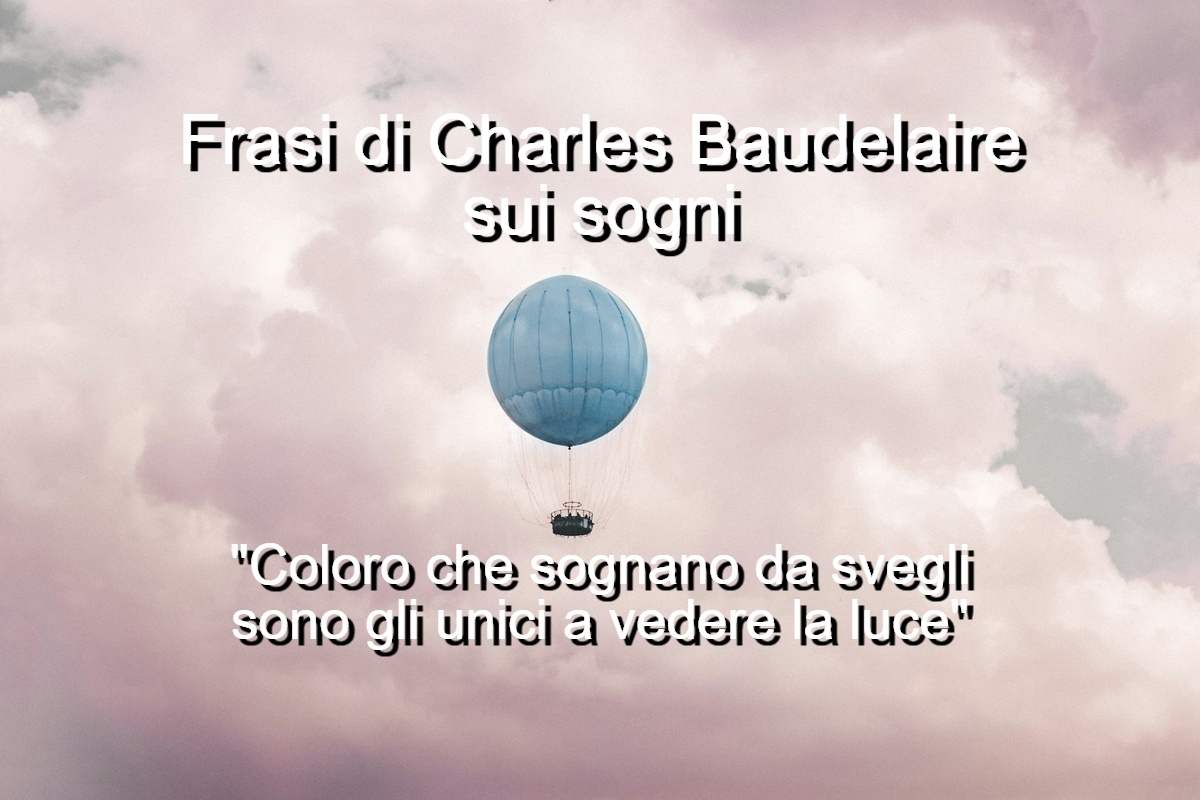 frasi di Baudelaire sui sogni