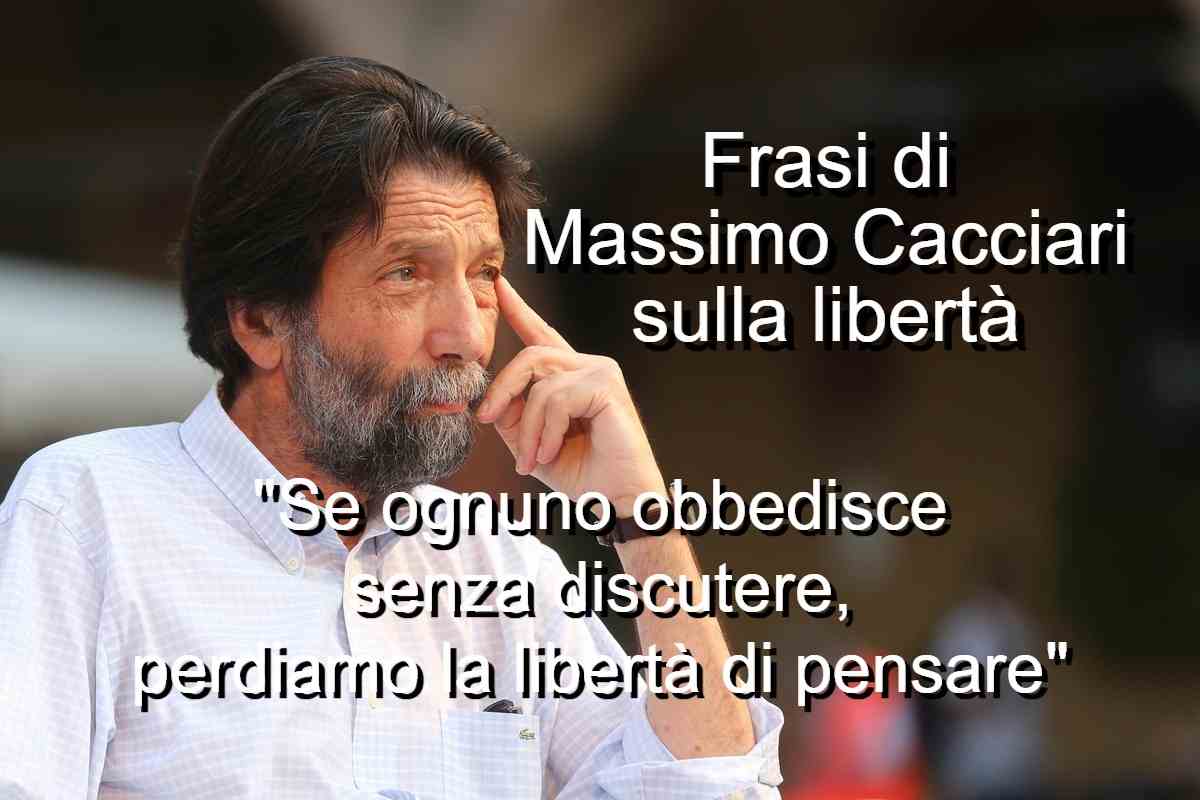 Frasi di Massimo Cacciari sulla libertà