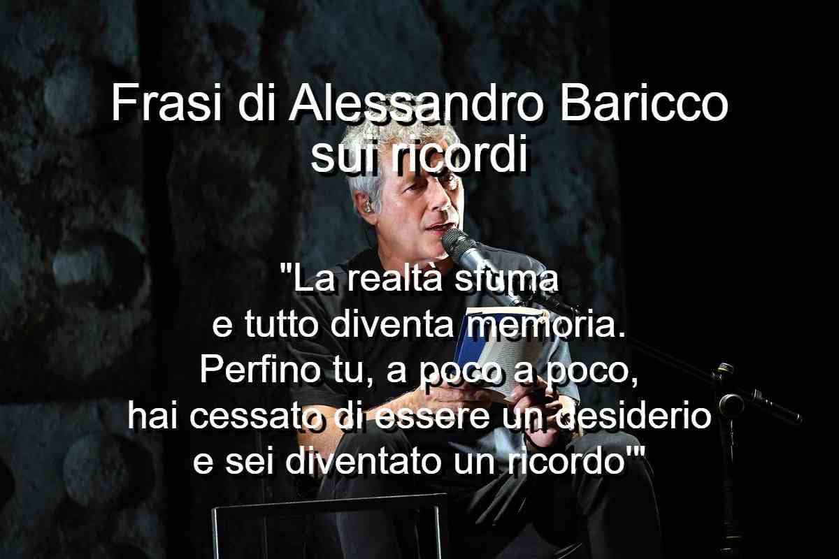 frasi di Alessandro Baricco sui ricordi