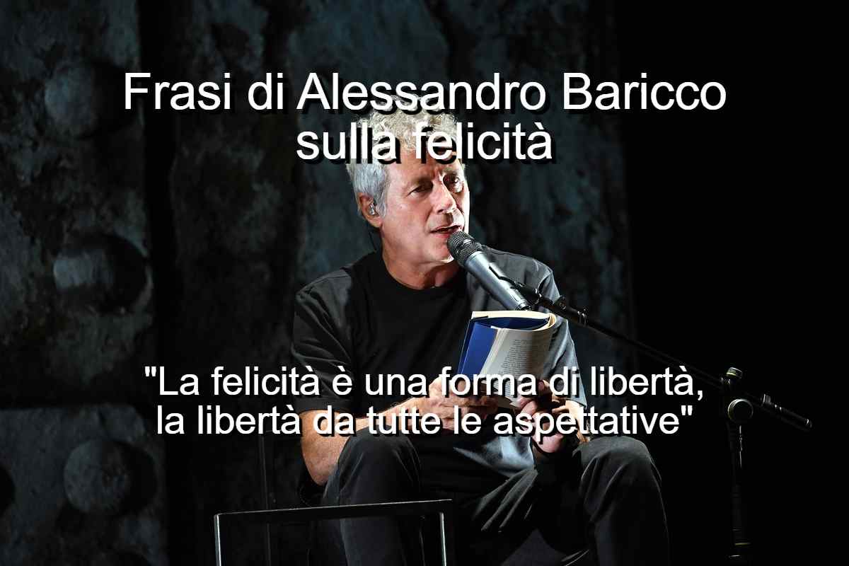frasi di Alessandro Baricco sulla felicità