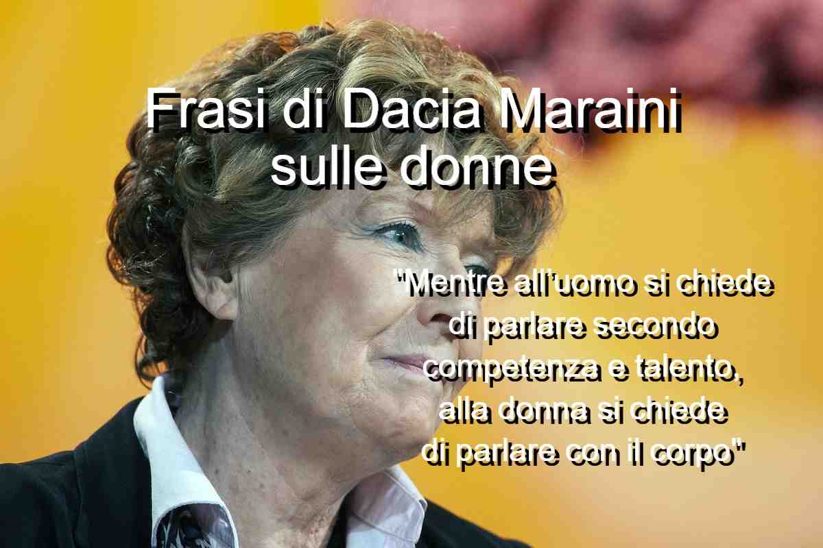 Frasi di Dacia Maraini sulle donne