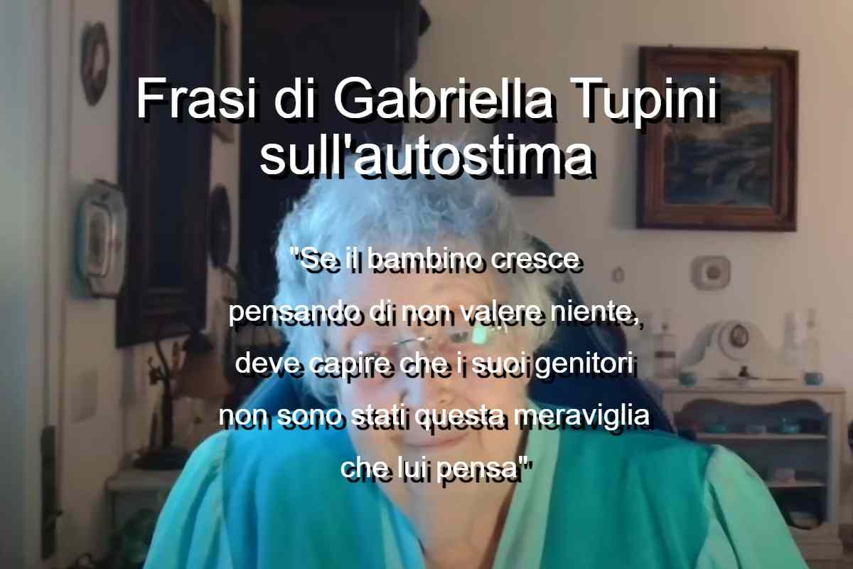 Frasi di Gabriella Tupini sull’autostima