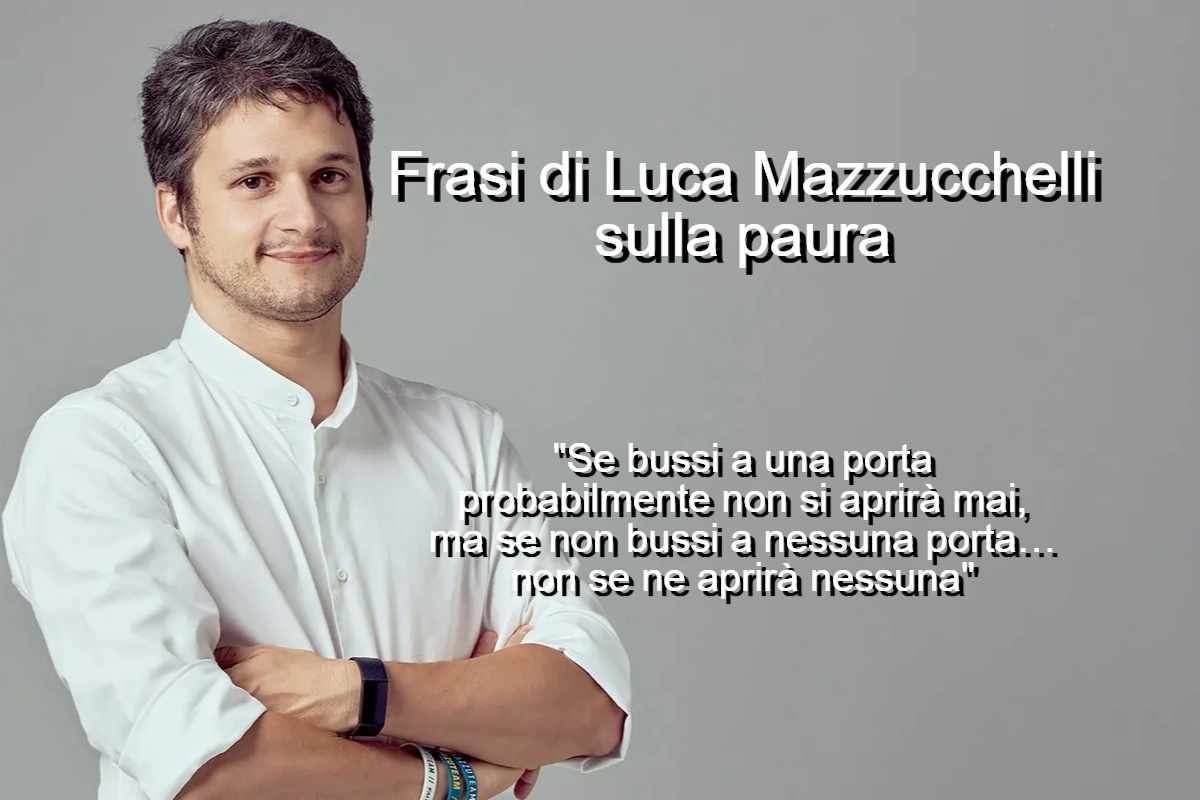 Frasi di Luca Mazzucchelli sulla paura