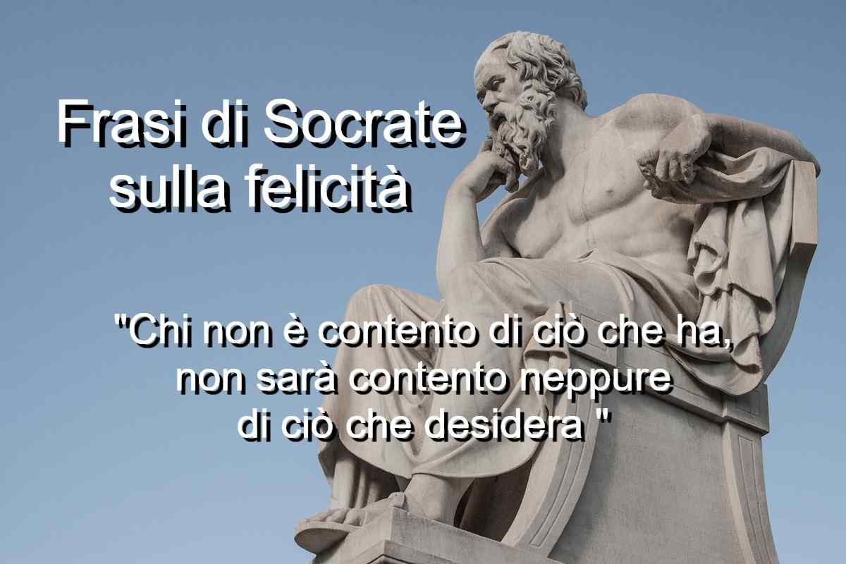 Frasi di Socrate sulla felicità