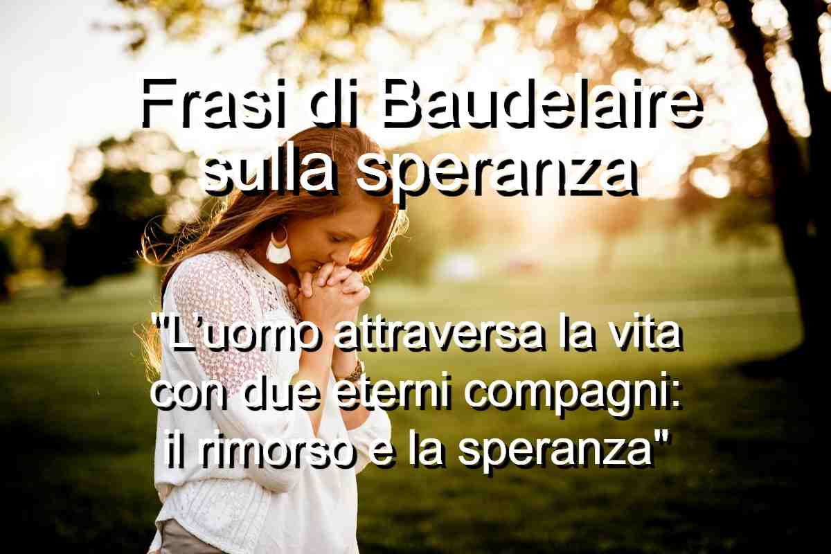 Frasi di Baudelaire sulla speranza