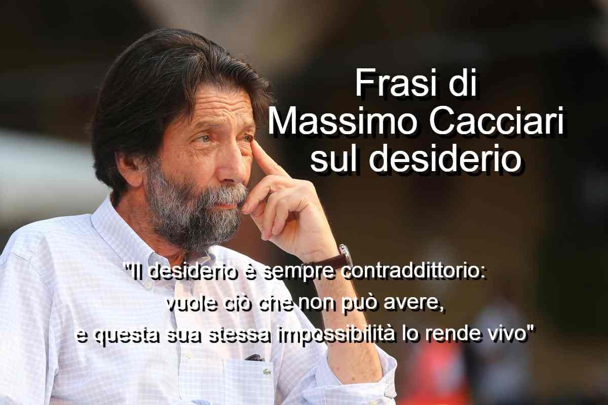 Frasi di Massimo Cacciari sul desiderio