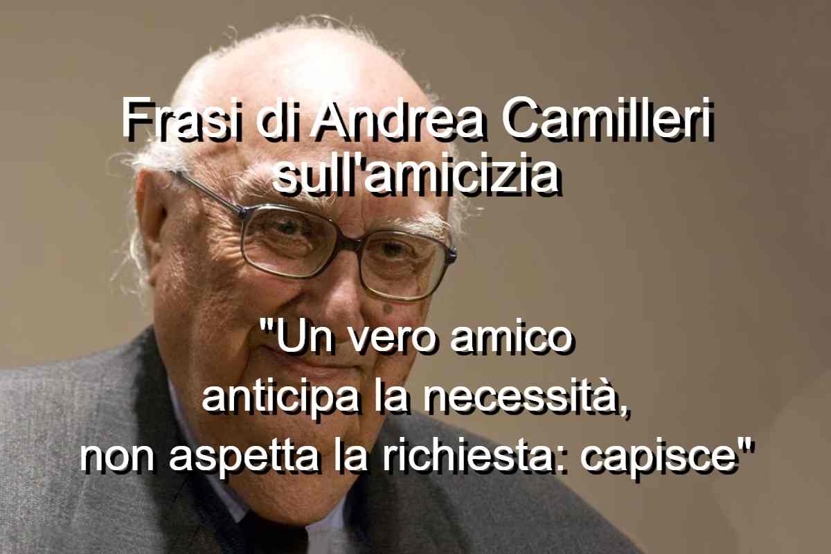 Frasi di Andrea Camilleri sull’amicizia