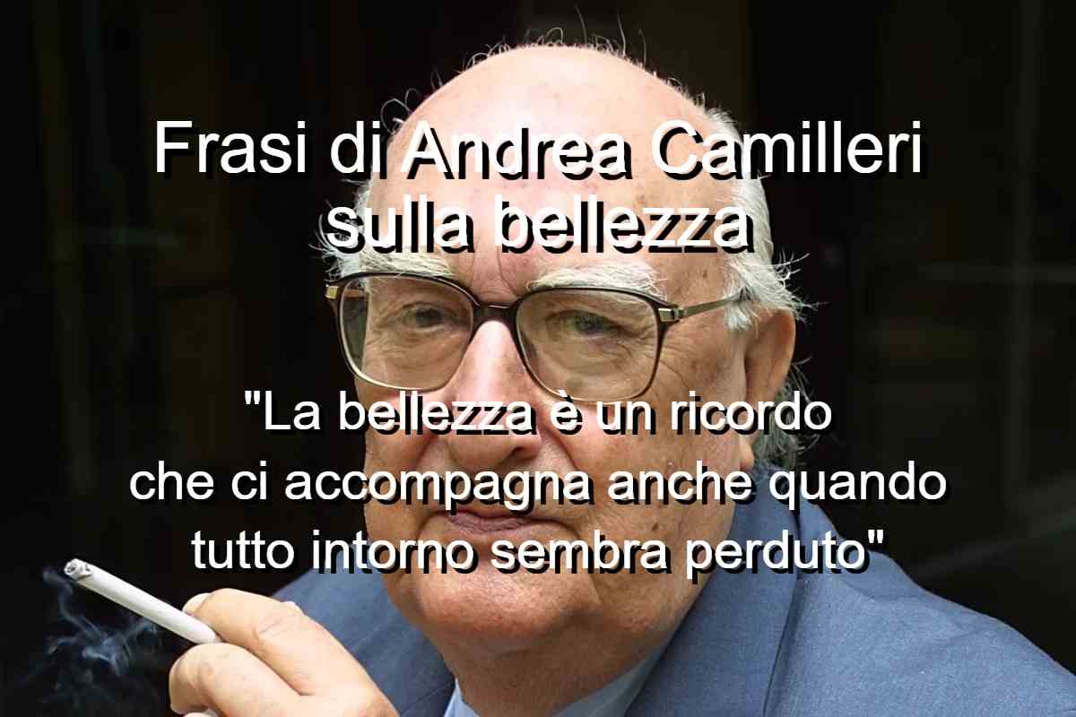 Frasi di Andrea Camilleri sulla bellezza