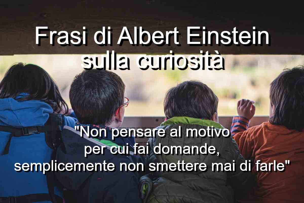 frasi di Albert Einstein sulla curiosità