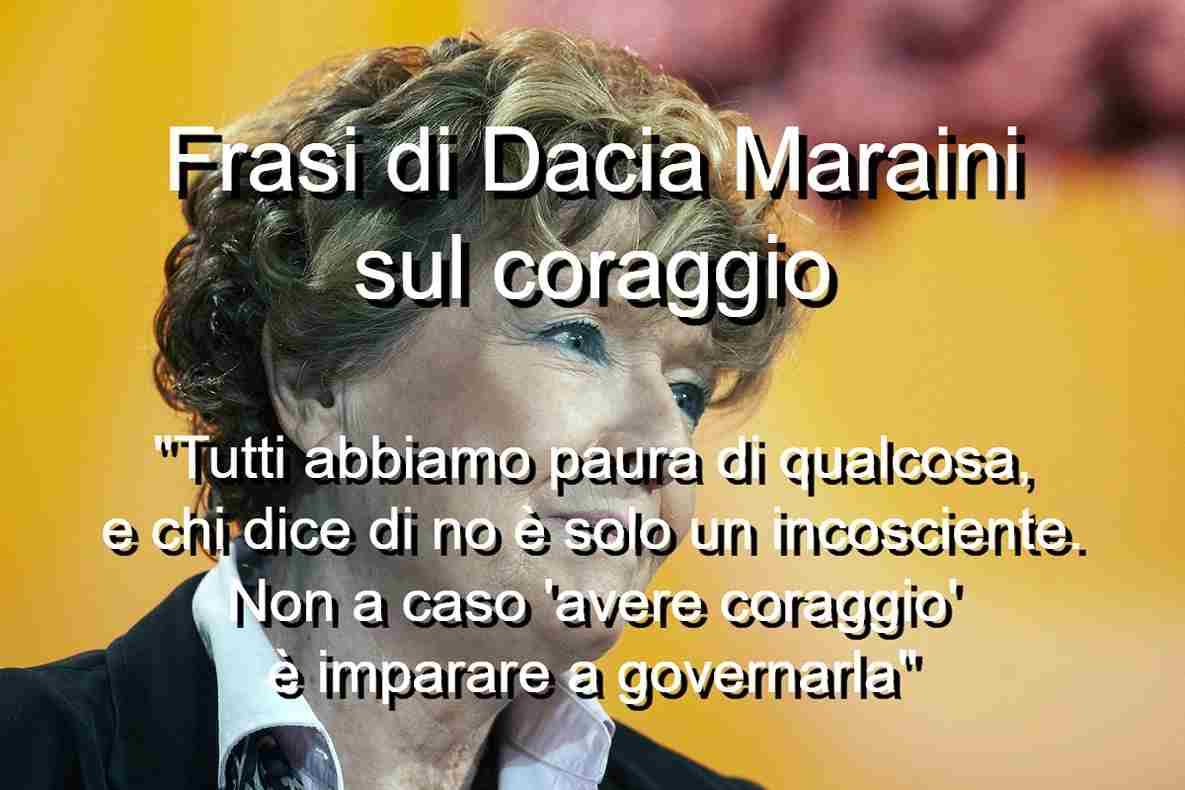 Frasi di Dacia Maraini sul coraggio