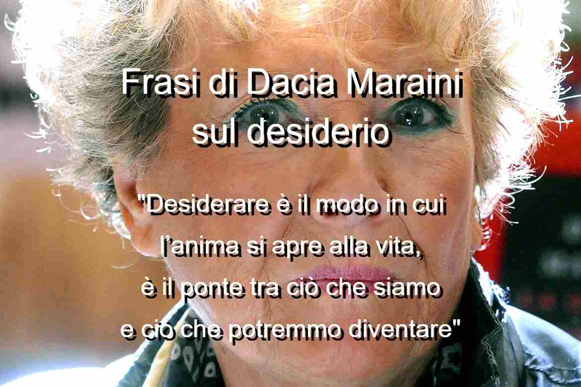 frasi di Dacia Maraini sul desiderio