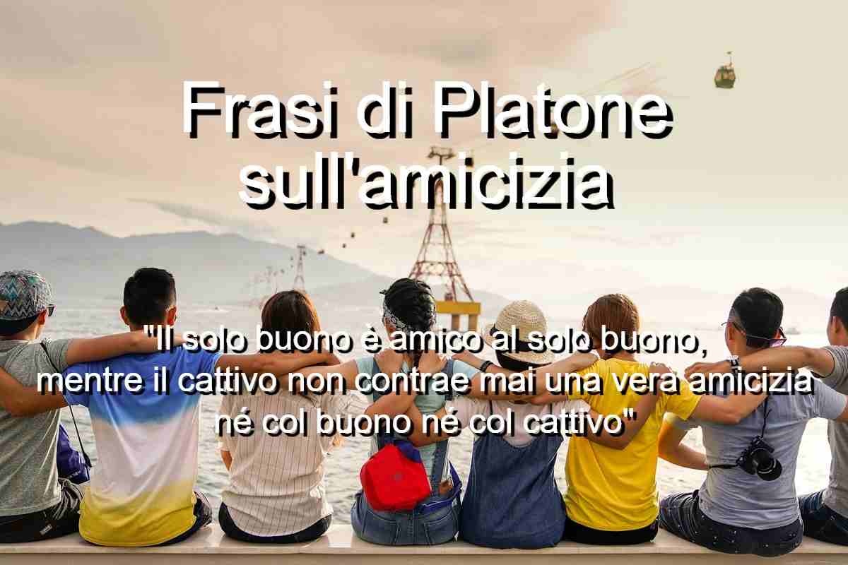 Frasi di Platone sull’amicizia