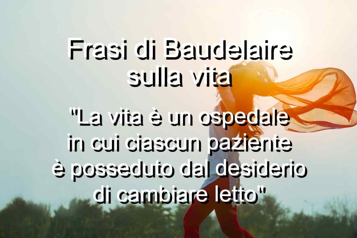 Frasi di Baudelaire sulla vita