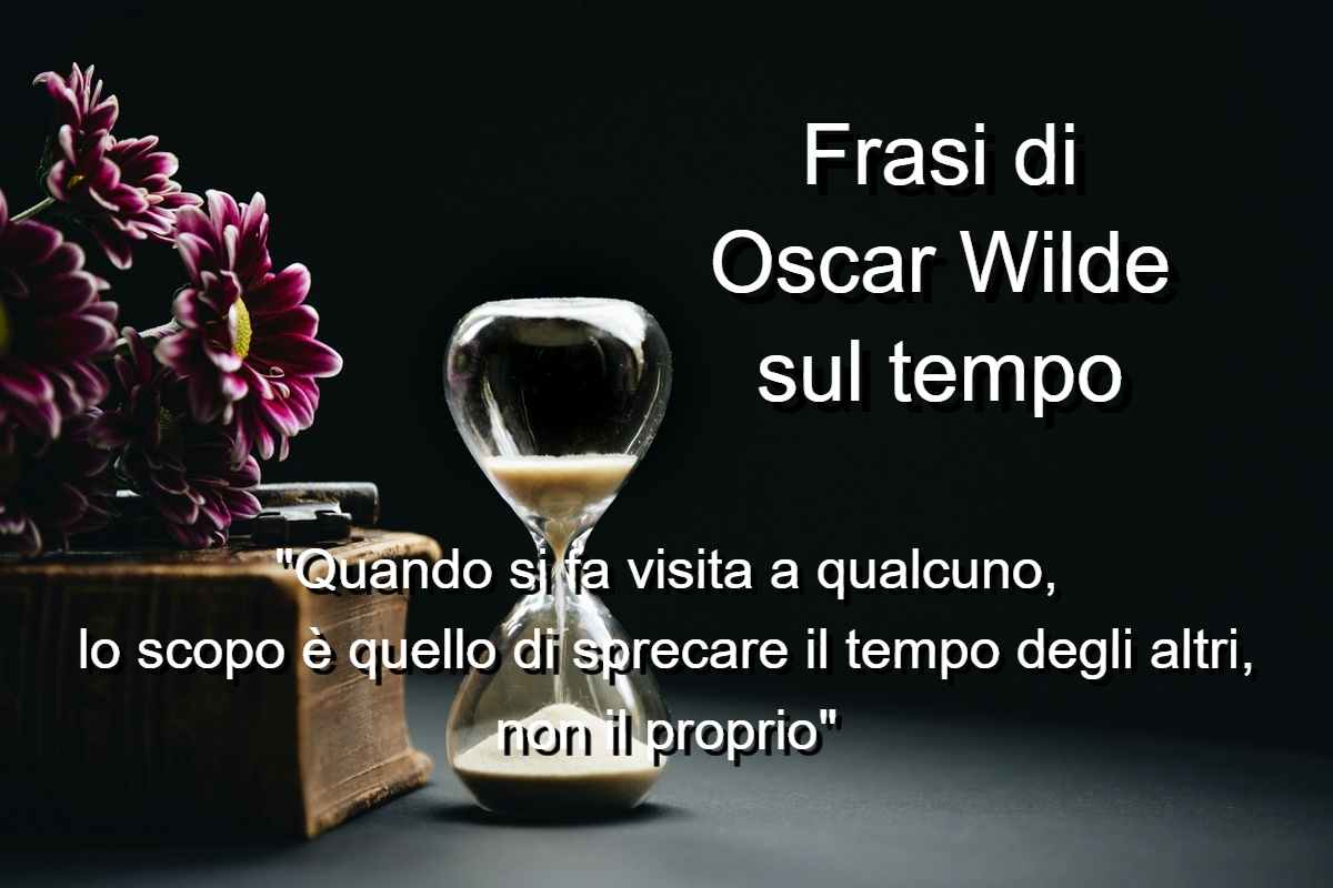 Frasi di Oscar Wilde sul tempo
