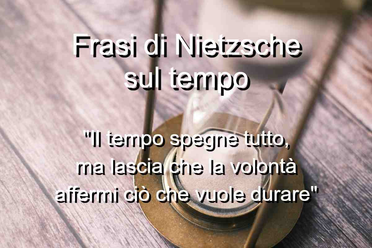 Frasi di Nietzsche sul tempo