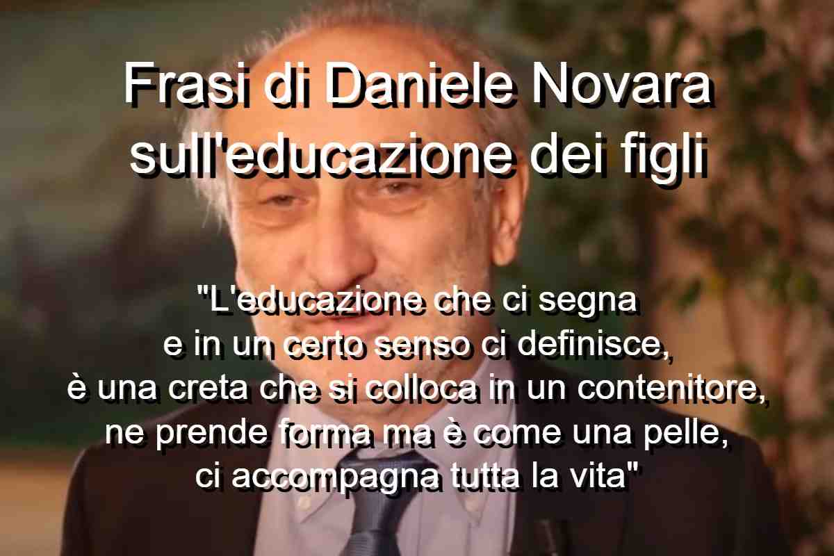 Frasi di Daniele Novara sull’educazione dei figli
