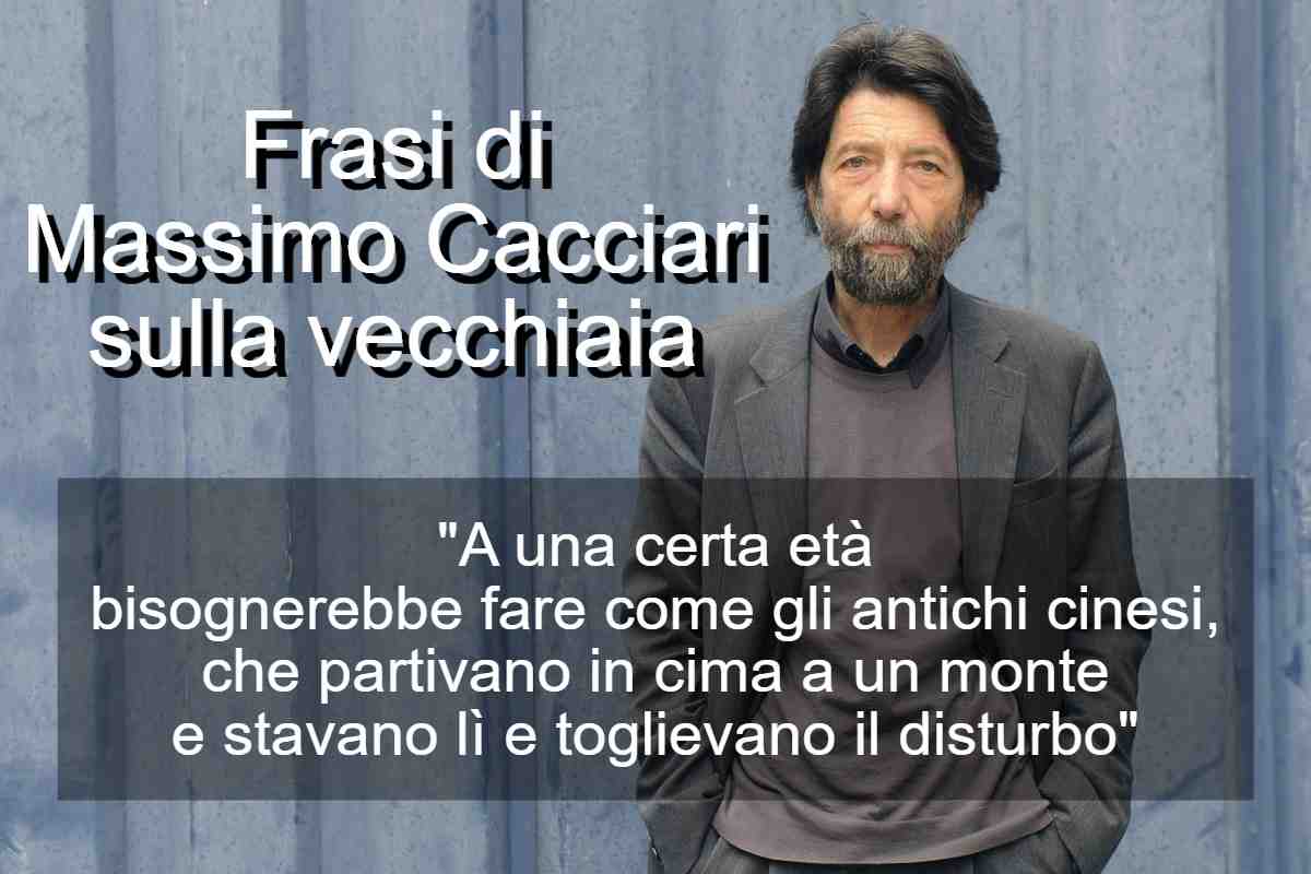 Frasi di Massimo Cacciari sulla vecchiaia