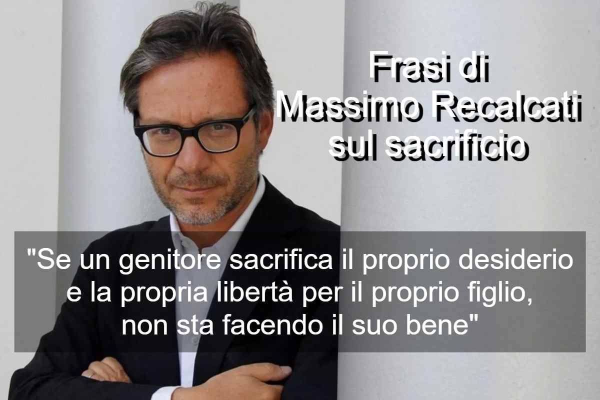 Frasi di Massimo Recalcati sul sacrificio