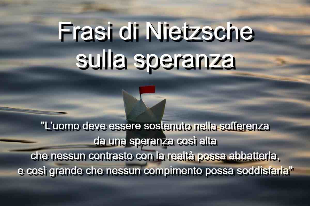 Frasi di Nietzsche sulla speranza