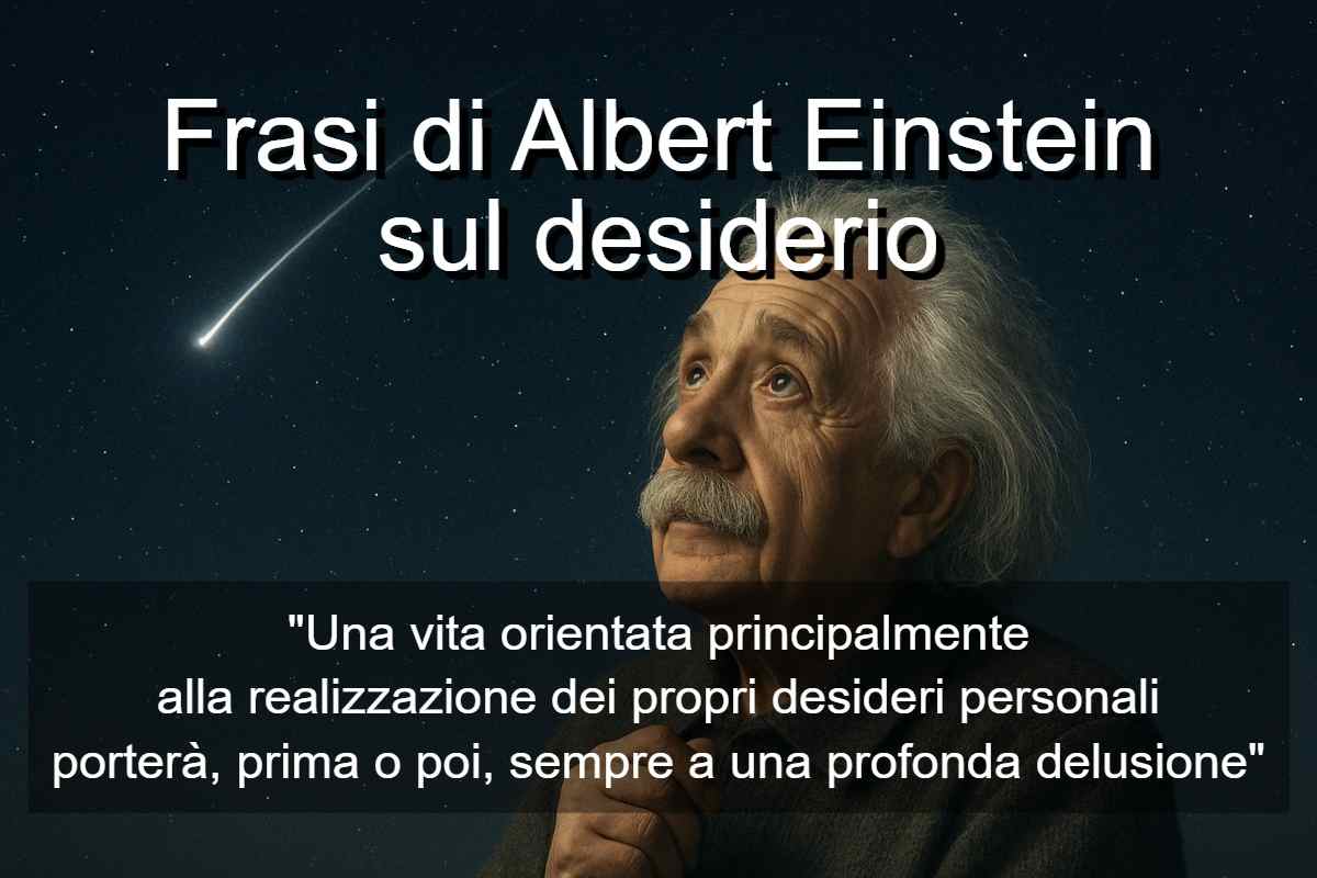 Frasi di Albert Einstein sul desiderio