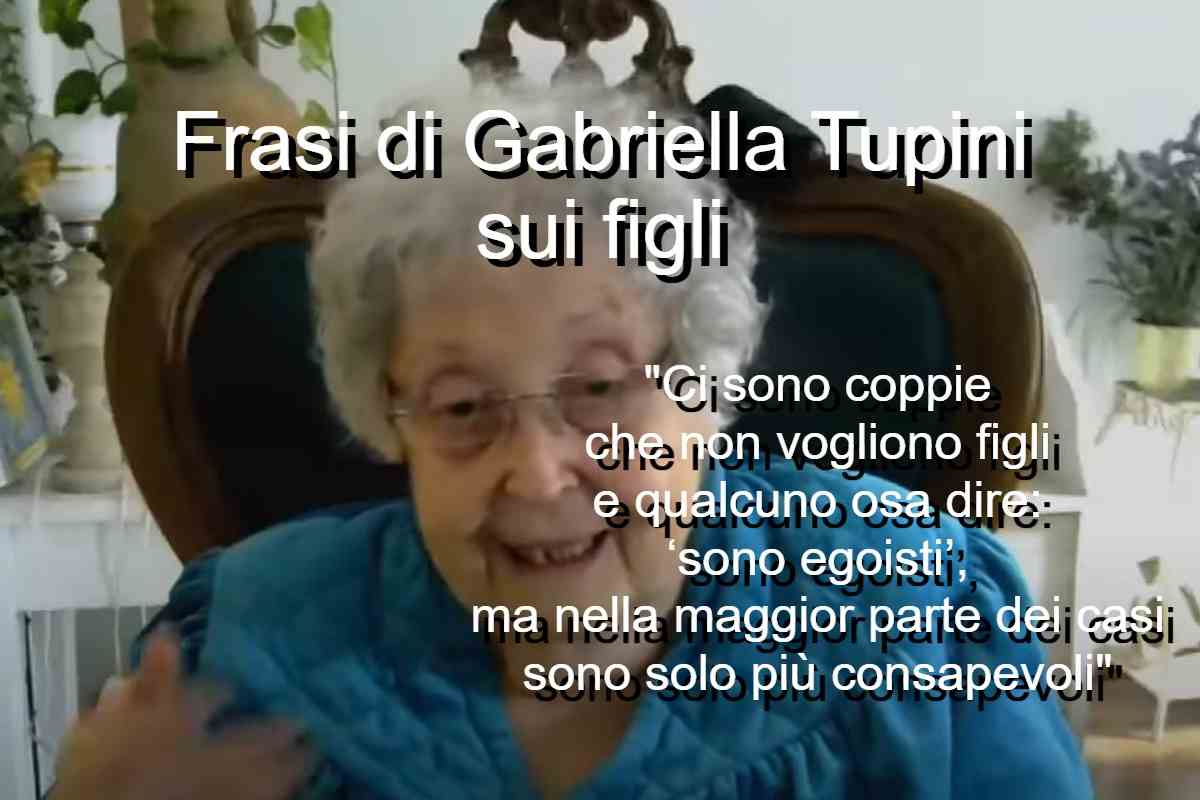 Frasi di Gabriella Tupini sui figli