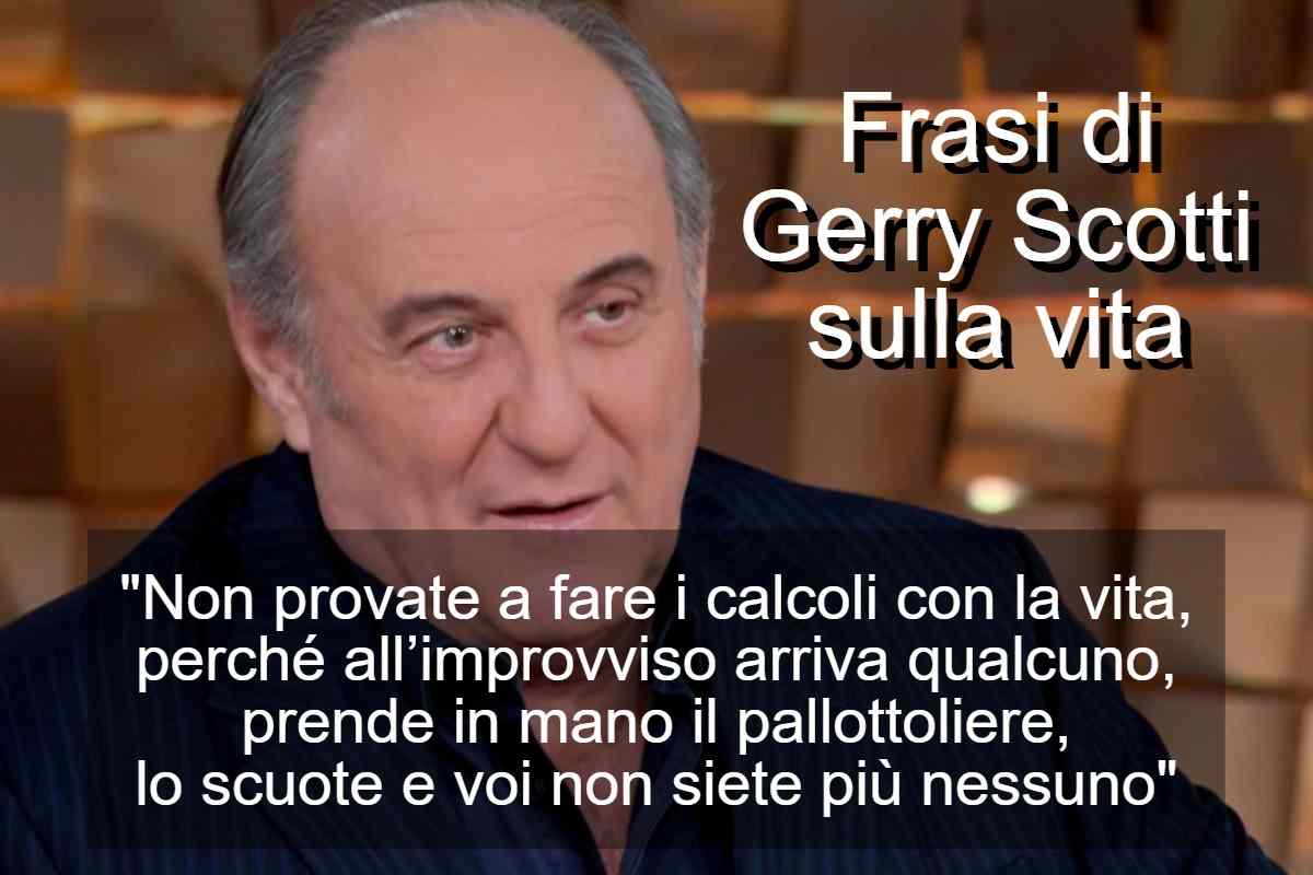 Frasi di Gerry Scotti sulla vita