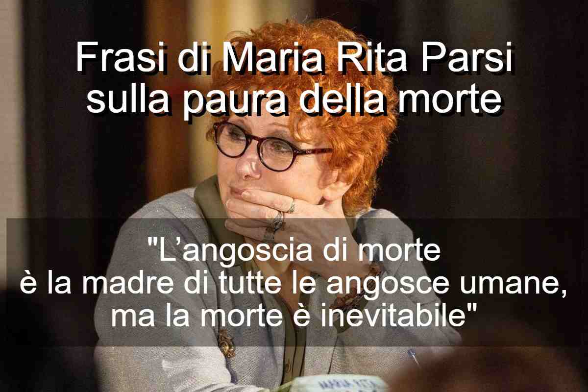 Frasi di Maria Rita Parsi sulla paura della morte