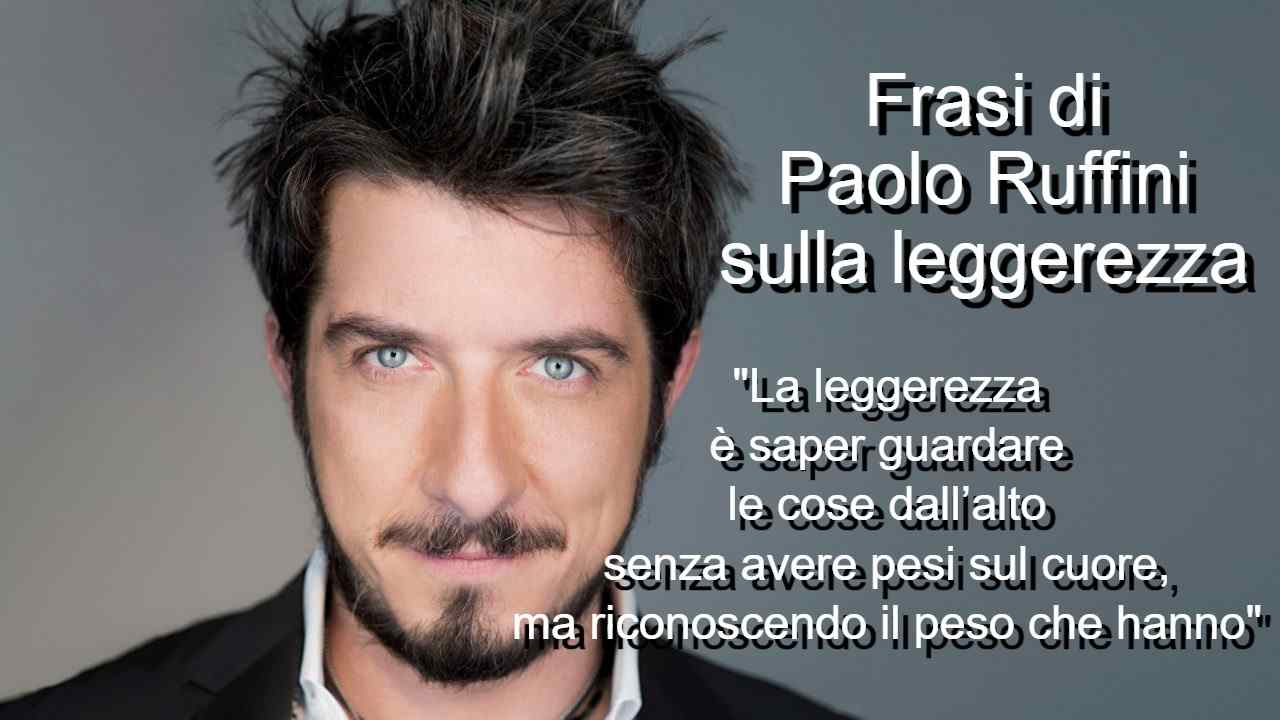 Frasi di Paolo Ruffini sulla leggerezza