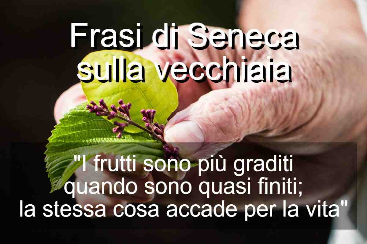 frasi di Seneca sulla vecchiaia