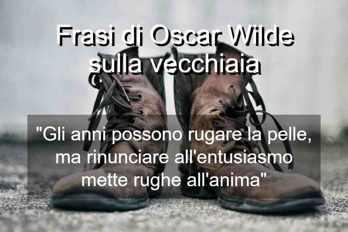 Frasi di Oscar Wilde sulla vecchiaia