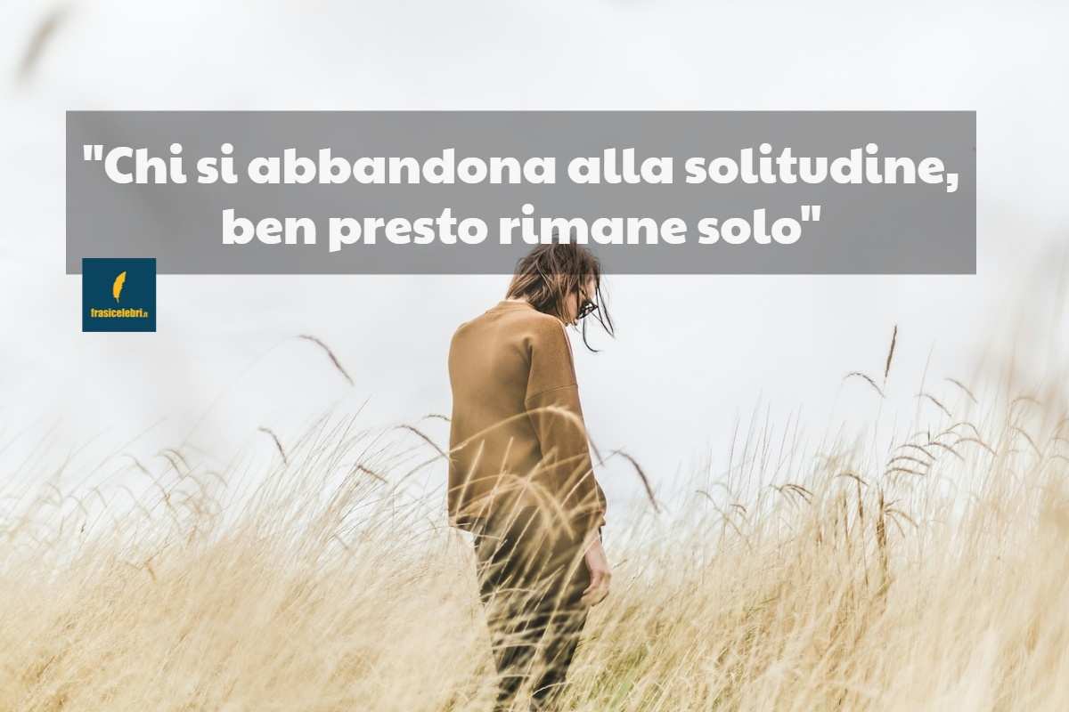 Frasi di Goethe sulla solitudine